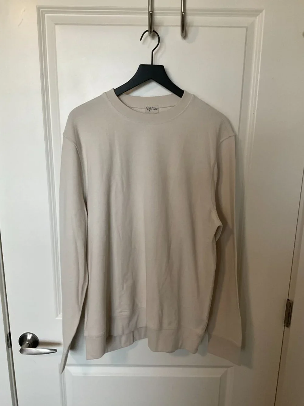 Men's JCrew Long-sleeve textured sweater-tee XL